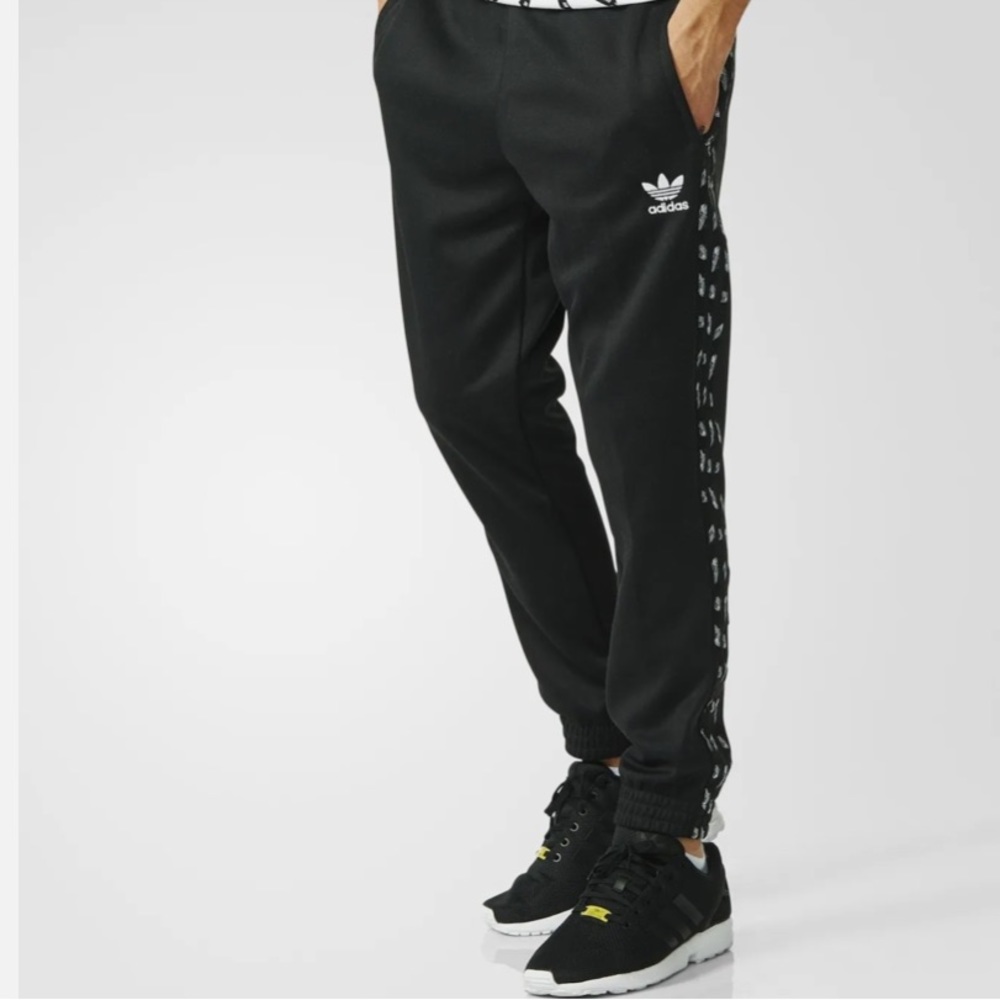 Adidas Mens Shell Toe Striped track pants| joggers - Picture 3 of 3